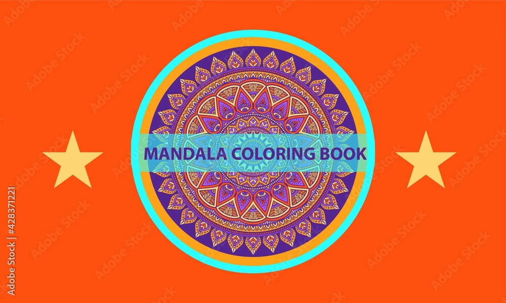 Mandala vector for art, coloring book, zendoodle. Hand drawn round zentangle for coloring book ...