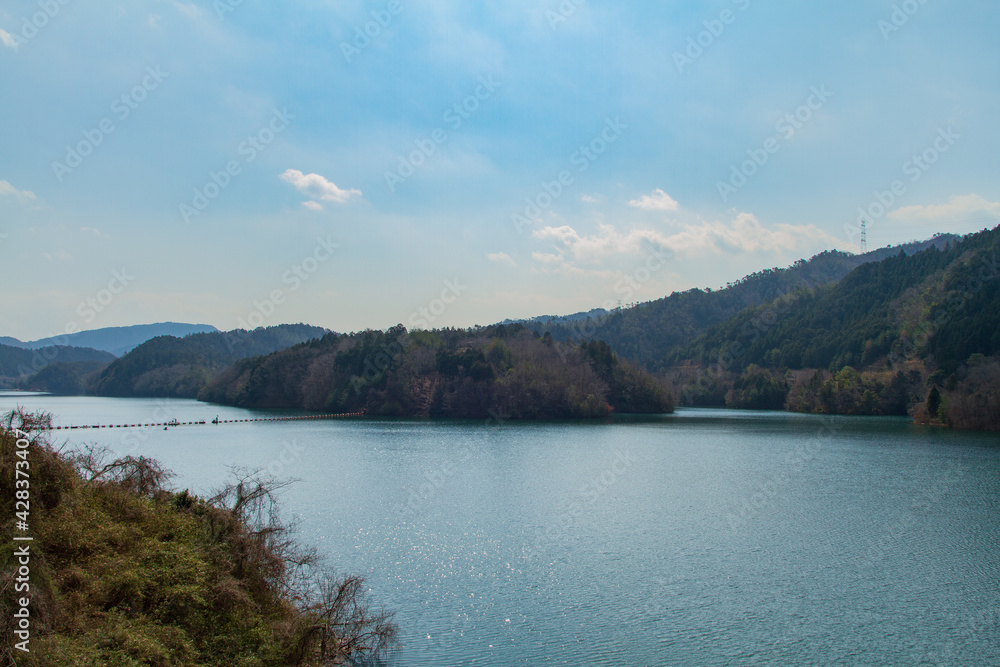 Hiyoshi Dam (Lake Tenwaka), Nantan City, Kyoto Prefecture, Japan