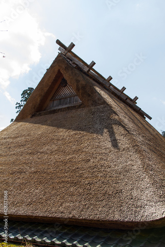 Wallpaper Mural Thatched roof of an old house in Kitamura, Miyama Kayabuki no Sato, Nantan City, Kyoto Prefecture, Japan Torontodigital.ca