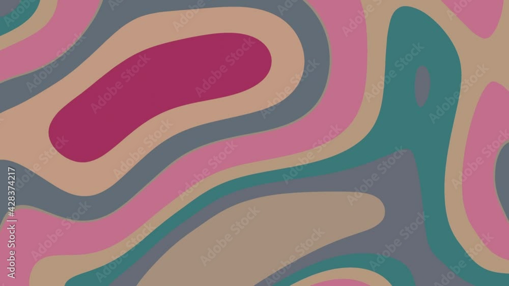 60's 70's Pop-Art abstract background animation, inspired by lava lamps and hippie culture with colours: pink, orange, turquoise, purple. 60's 70's Pop-Art abstract background animation, inspired by lava lamps and hippie culture with colours: pink, orange, turquoise, purple.
