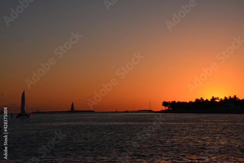 Sunset at Key West Mallory Square © Romain