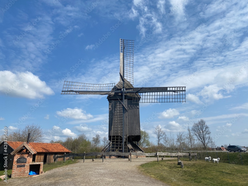 windmill in the country