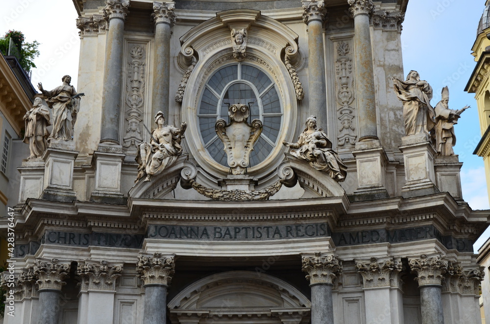 Two similar churches on San Carlo square - Turin