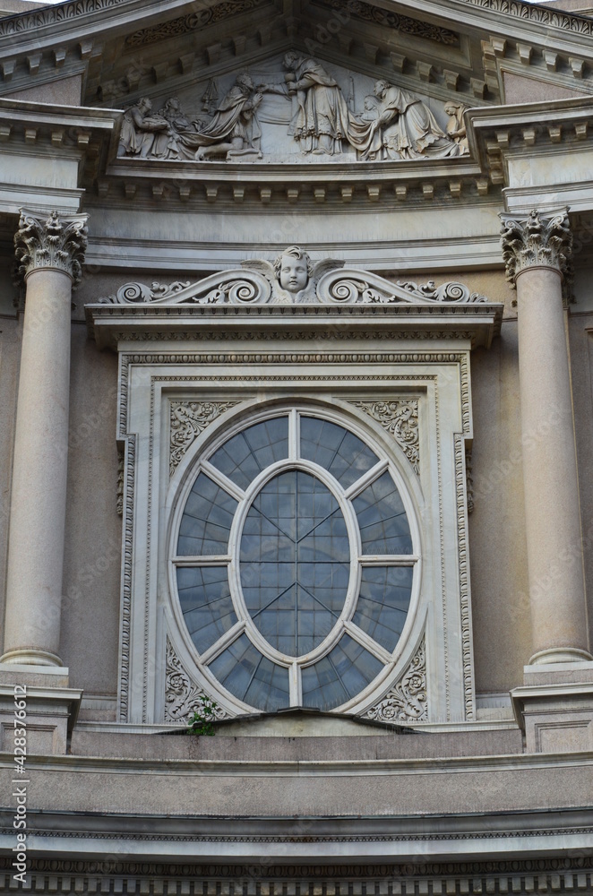 Two similar churches on San Carlo square - Turin