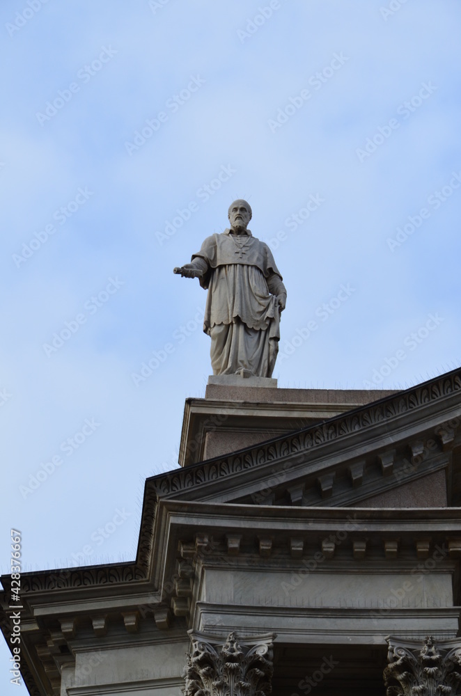 Two similar churches on San Carlo square - Turin