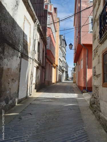 Calle hist  rica en el casco viejo de Vilalba  Galicia