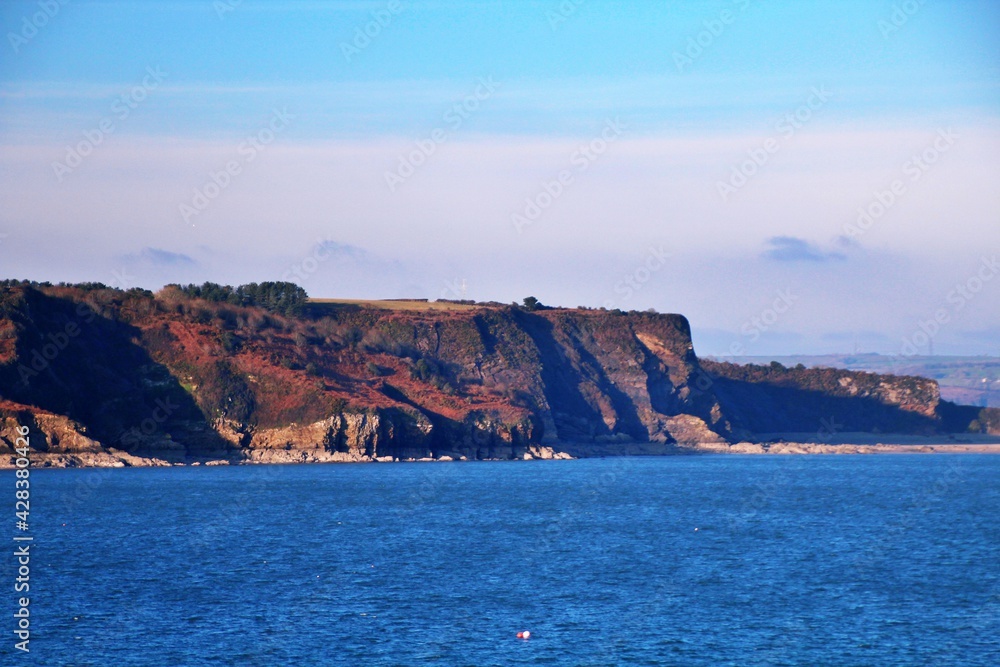 cliffs on the sea
