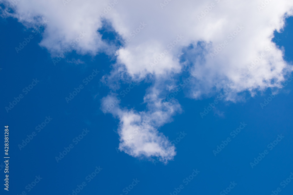 Blue sky with clouds. Beautiful background with copy space. Blue sky with clouds. Beautiful background with copy space.