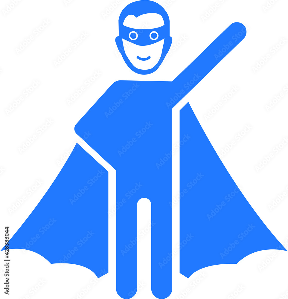 Super hero icon, super man icon vector illustration Super hero icon, super man icon vector illustration