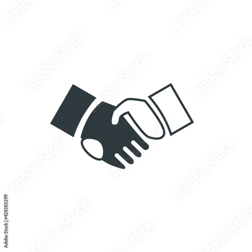 Hands Shaking hands sign vector icons