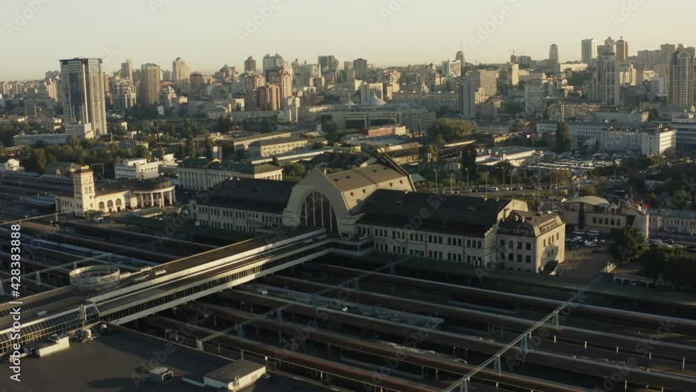 City house sunset building town aerial sun City house sunset building town aerial sun