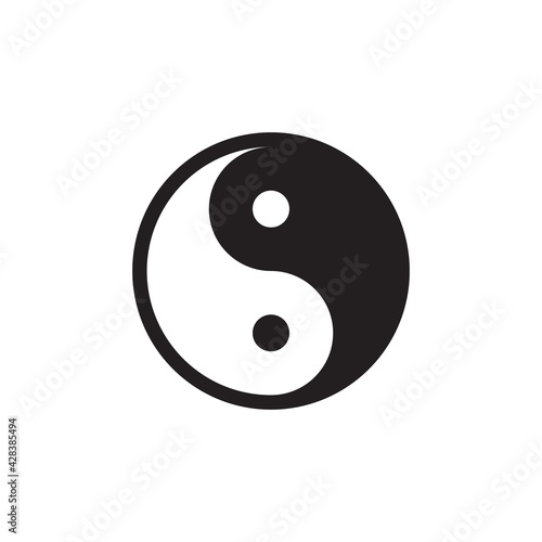 Ying yang symbol of harmony and balance