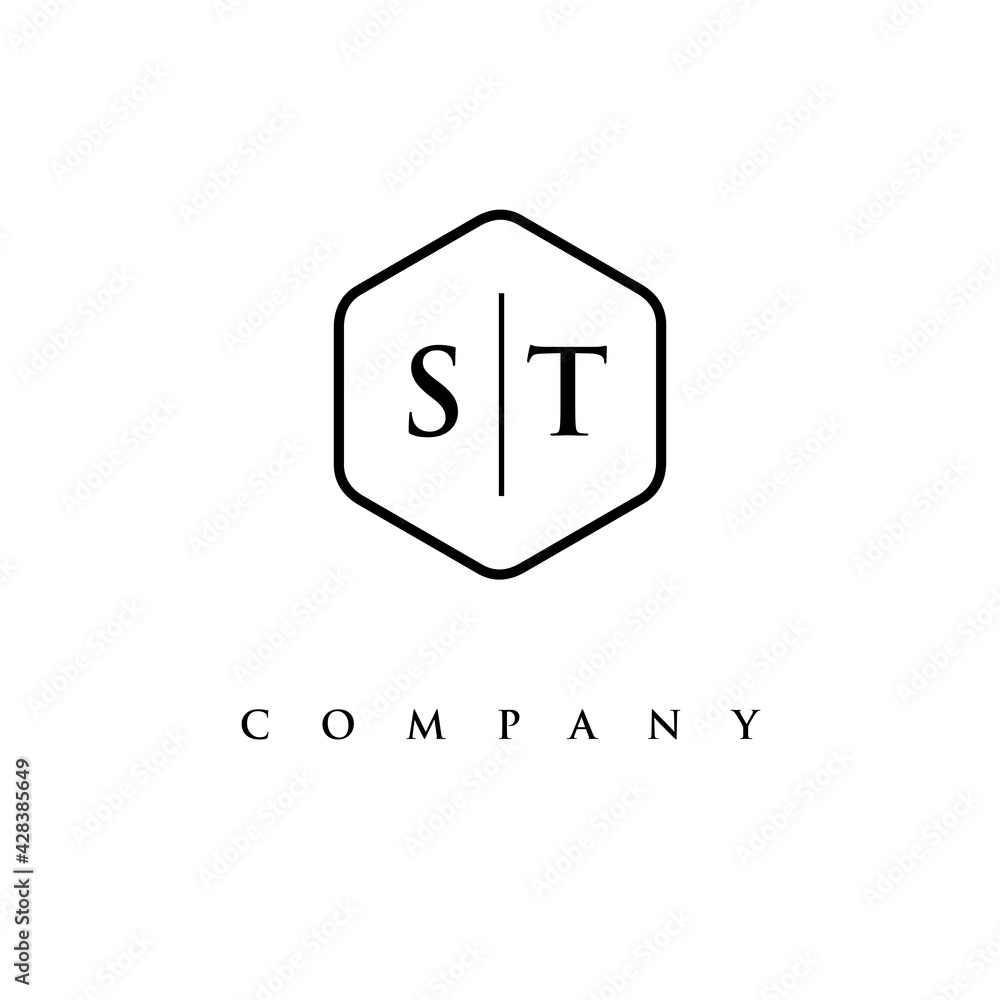 initial ST logo design vector initial ST logo design vector