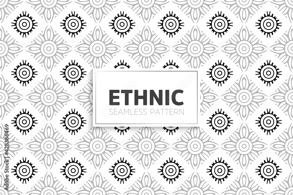 Seamless tribal texture geometric design Seamless tribal texture geometric design