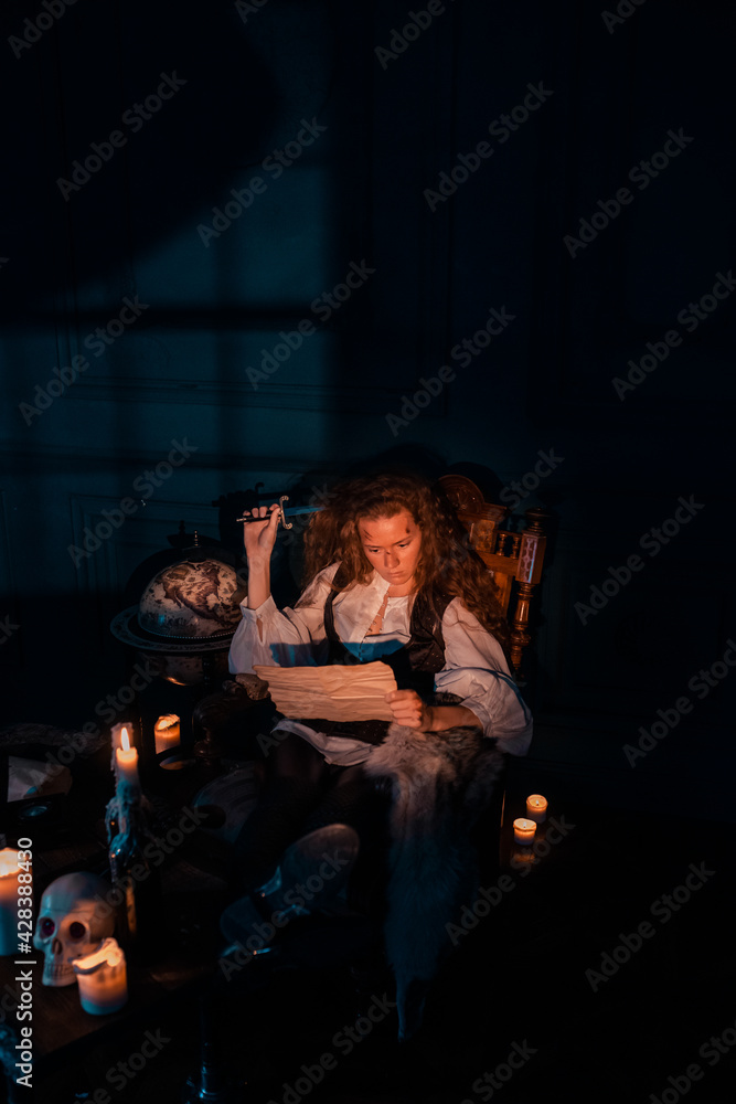 Pirates in an estate on an island in the Caribbean Pirates in an estate on an island in the Caribbean