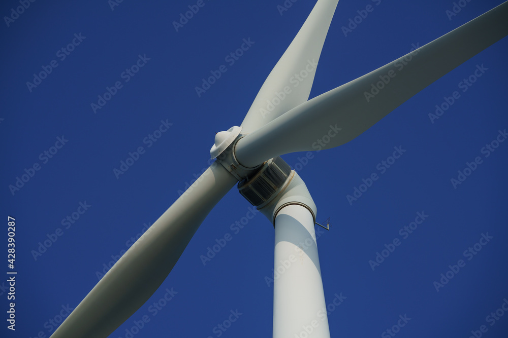 Close up wind turbine , conservation and sustainable to generate electricity energy concept. Close up wind turbine , conservation and sustainable to generate electricity energy concept.