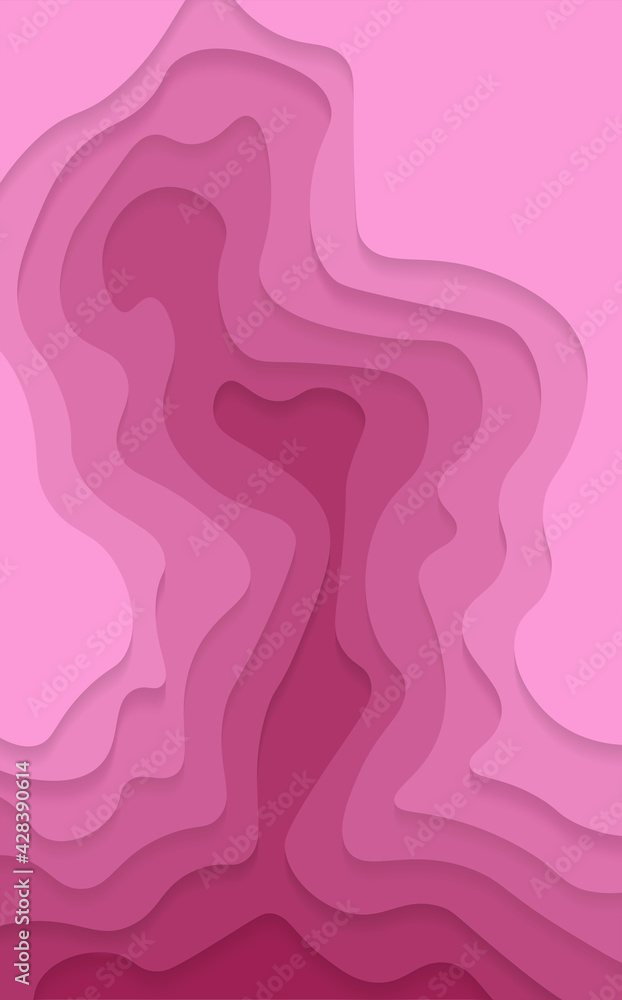 Vertical banners set with 3D abstract background and paper cut shapes. Modern background for covers, invitations, posters, banners, flyers, posters. Vertical banners set with 3D abstract background and paper cut shapes. Modern background for covers, invitations, posters, banners, flyers, posters.