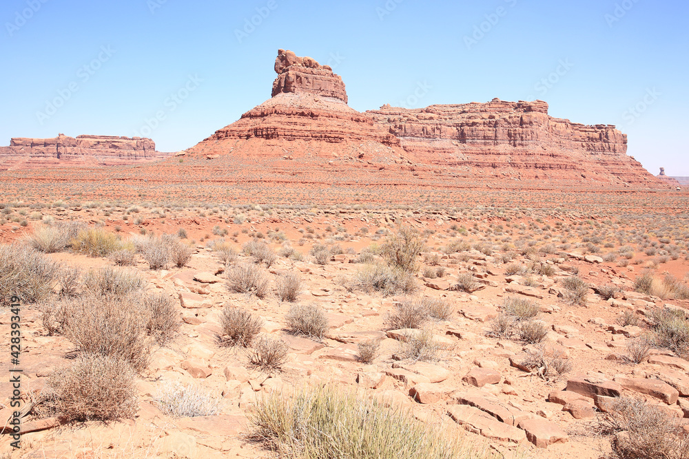 Valley of the Gods in Navajo Nation, Utah, USA