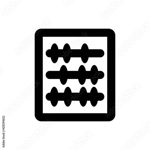 Calculating counting icon
