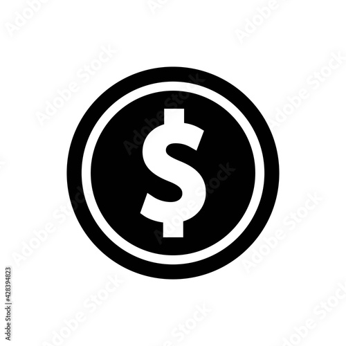 Coin currency icon