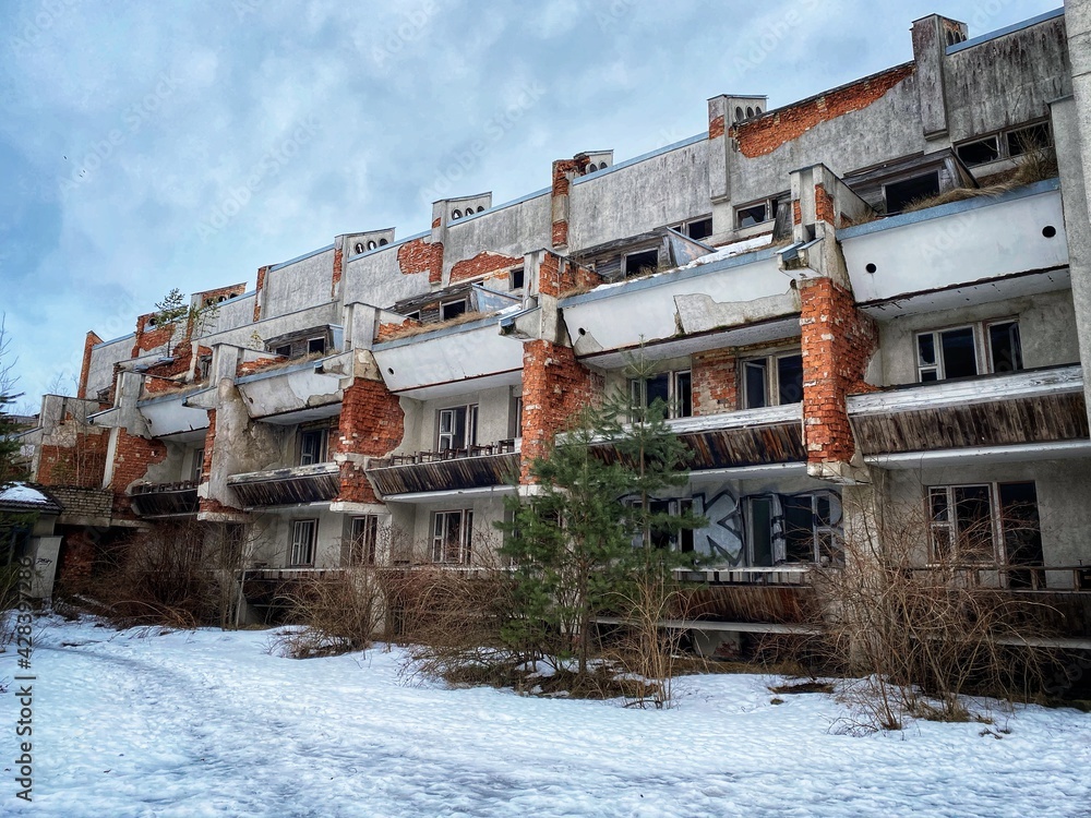 Ruins of a health camp