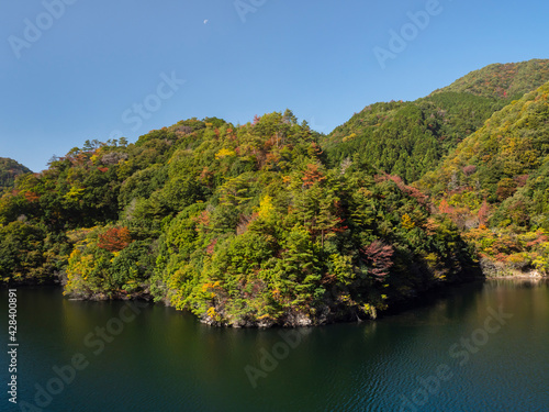 広島県広島市佐伯区魚切ダム周辺の紅葉