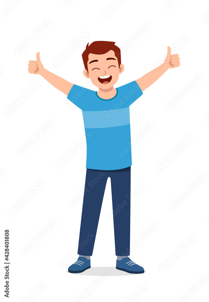 young good looking man doing thumb up pose young good looking man doing thumb up pose
