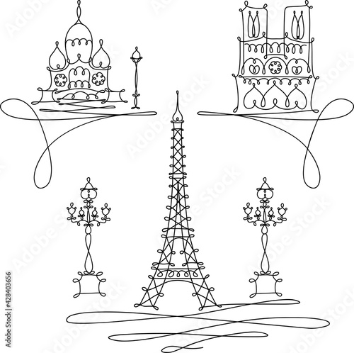 Photography Vector hand drawing sketch