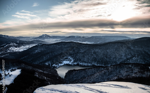 Winter mountain landscape