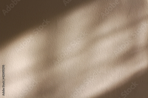 Window shadow , projection on a wall in the morning. Overlay effect for photo, mock up for your presentation