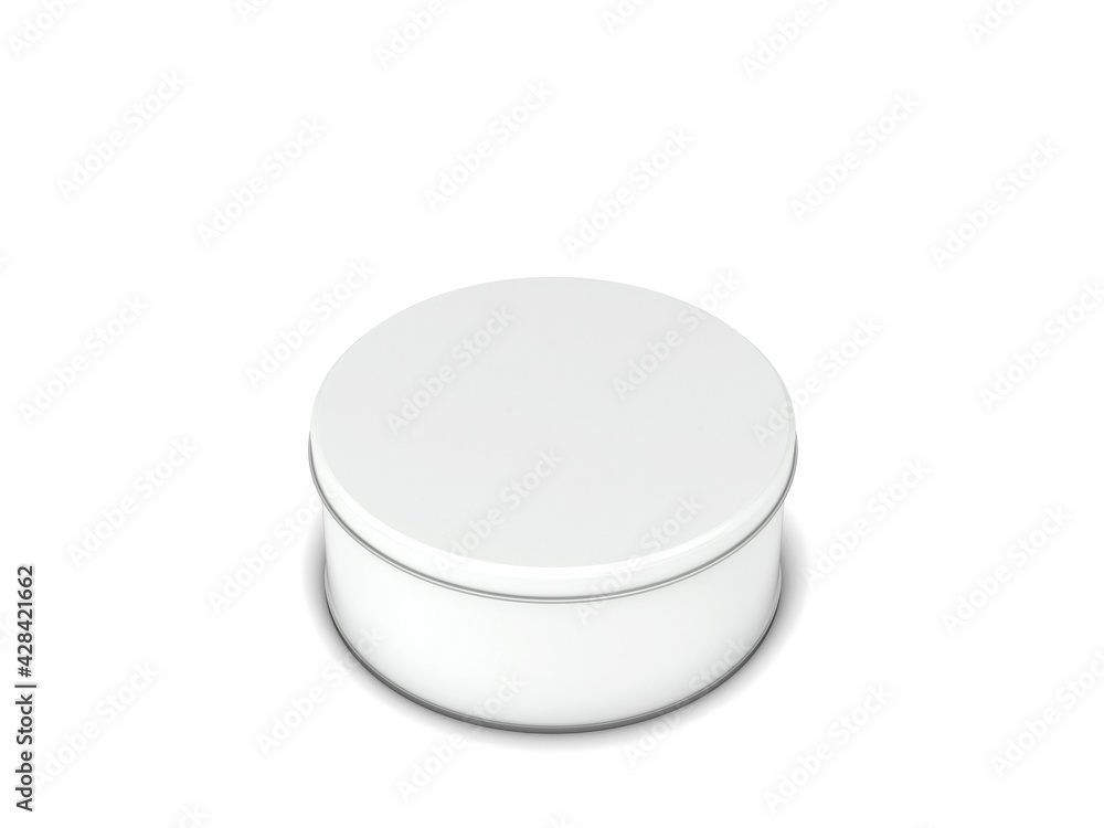 Blank tin can metal container for food or cosmetic Blank tin can metal container for food or cosmetic