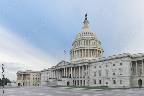 U.S. Capitol Building at sunset - Washington D.C. United Staes of America