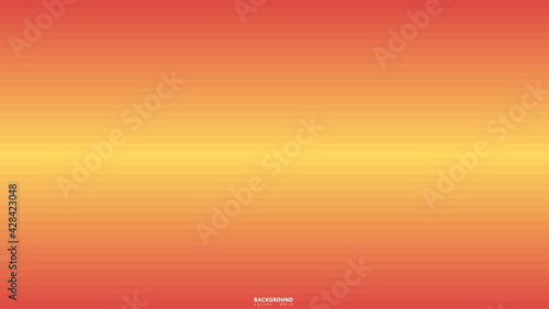 Vector red blurred gradient style background. Abstract color smo