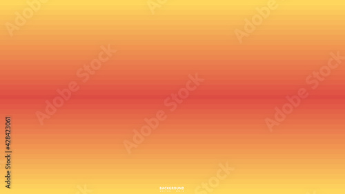 Vector red blurred gradient style background. Abstract color smo