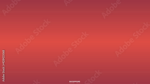 Vector red blurred gradient style background. Abstract color smo