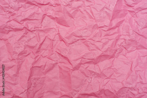 Wallpaper Mural Crumpled pink background. Pink paper, texture and backgrounds. Torontodigital.ca