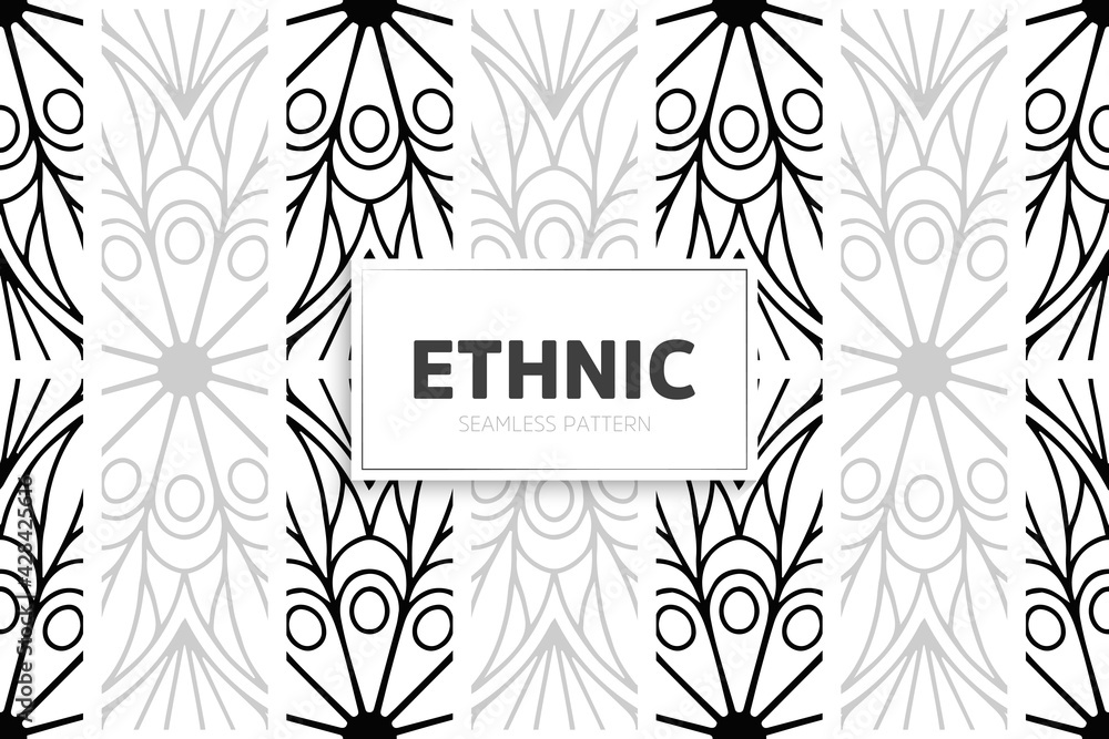 Seamless tribal texture geometric design Seamless tribal texture geometric design