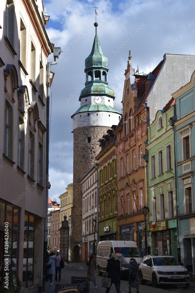Fototapeta premium miasto, Jelenia Gora, zabytki, Dolny Śląsk, Polska
