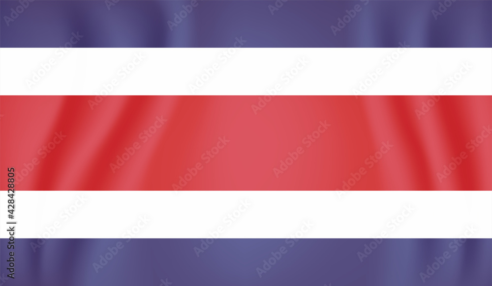 Grunge Costa Rica flag. Costa Rica flag with waving grunge texture. Grunge Costa Rica flag. Costa Rica flag with waving grunge texture.