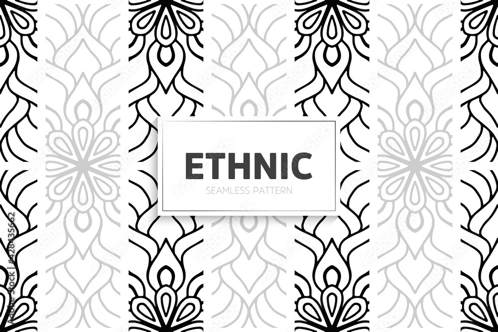 Seamless tribal texture geometric design Seamless tribal texture geometric design