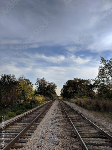Train Tracks Vanishing Point