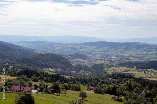 landscape with mountains