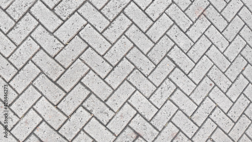 Texture of the pavements on street
