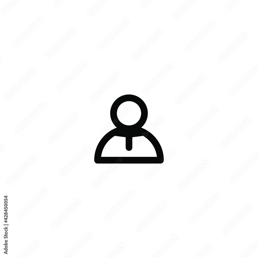 Simple Icon Business Man Vector Illustration Design. Outline Style, Black Solid Color. Simple Icon Business Man Vector Illustration Design. Outline Style, Black Solid Color.