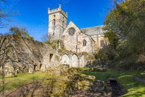 Culross Abbey in Scotland, UK