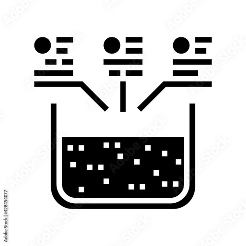 extrusion aluminium production line icon vector. extrusion aluminium production sign. isolated contour symbol black illustration