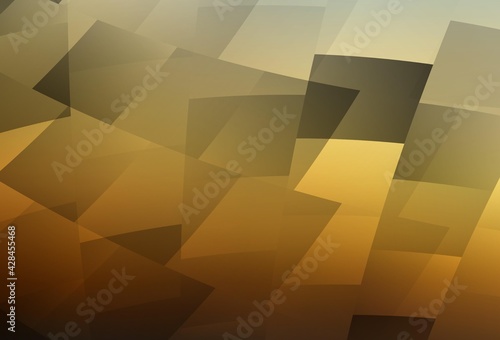 Light Blue, Yellow vector background in polygonal style.