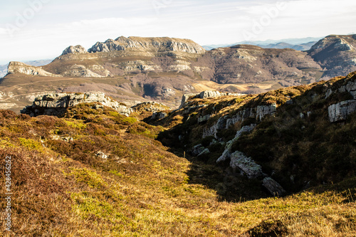 Landscape of the Cantabrian Mountains in Espinosa de los Monteros photo