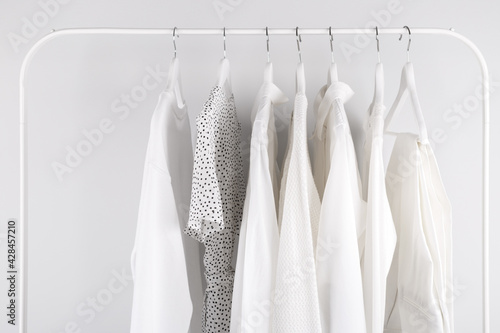 White spring summer female clothes