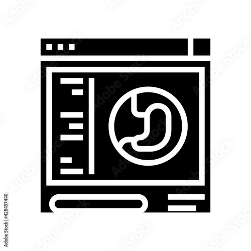 inspection bariatric line icon vector. inspection bariatric sign. isolated contour symbol black illustration